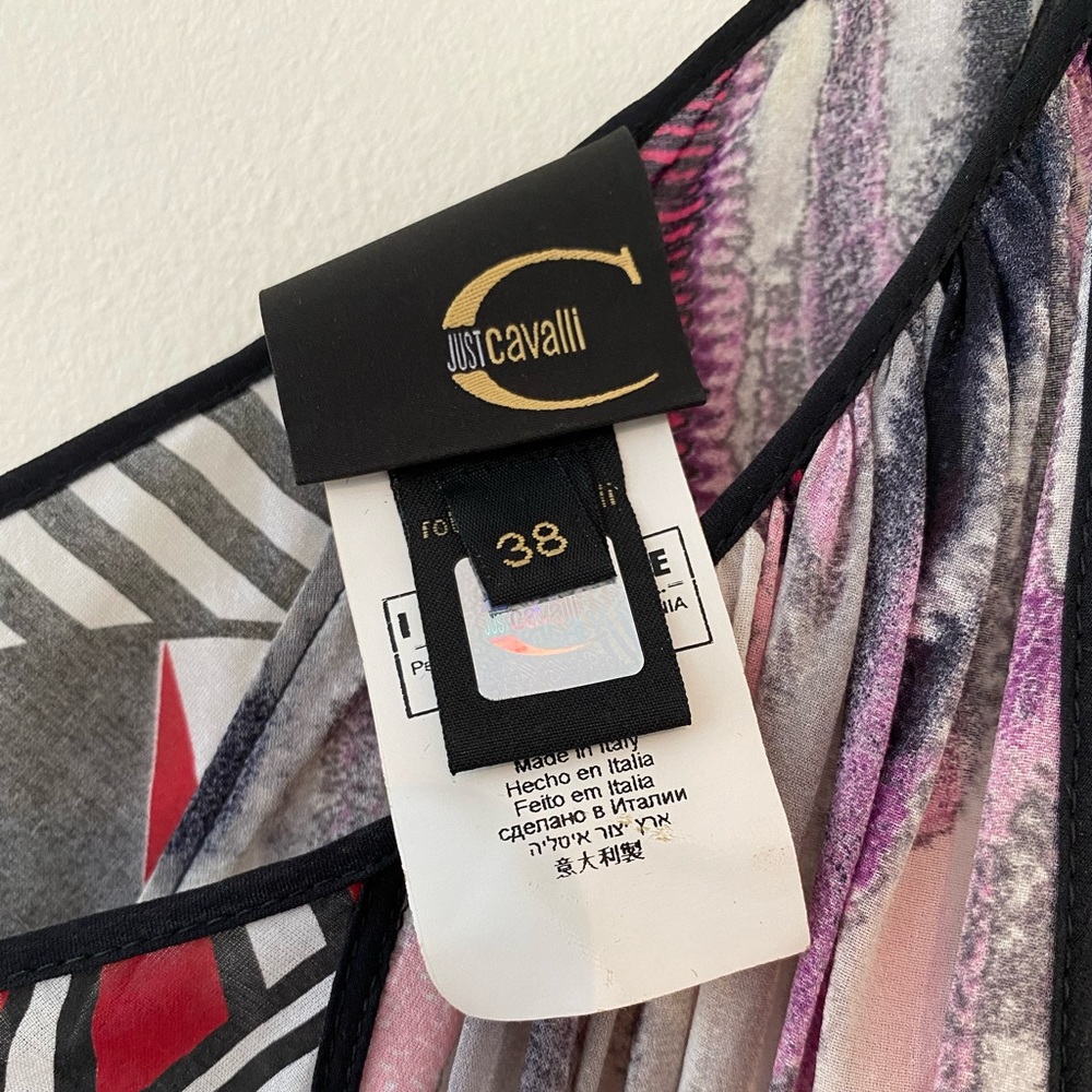 Just Cavalli Roberto Cavalli Tribal print dress Sz 38 - Picture 2 of 4
